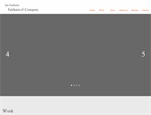 Tablet Screenshot of janfairbairn.com